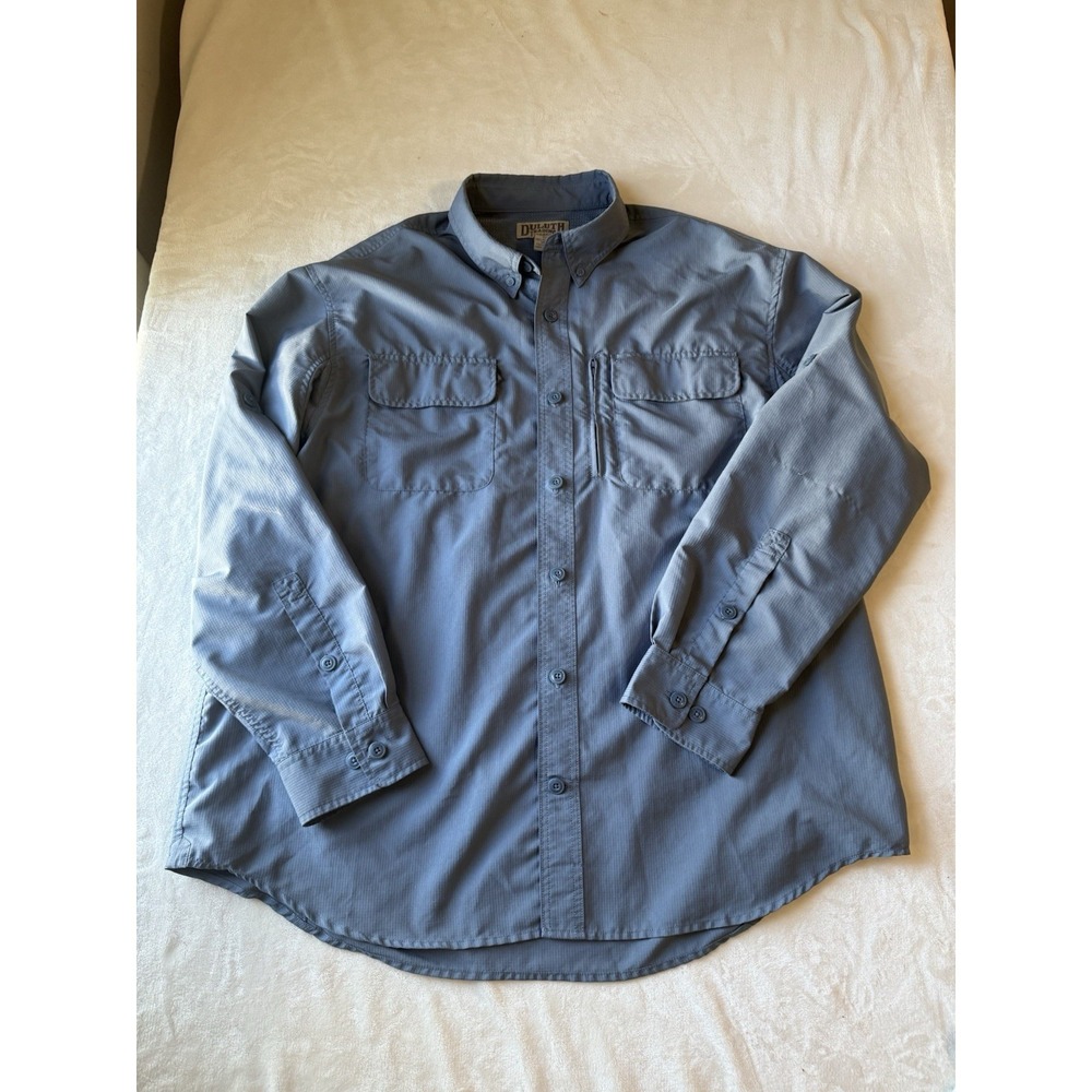 Duluth Trading co men's size XL fishing long sleeve‎ shirt